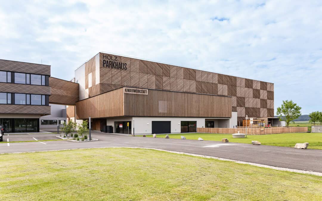 Hargassner Parkhaus siegt beim Holzbaupreis