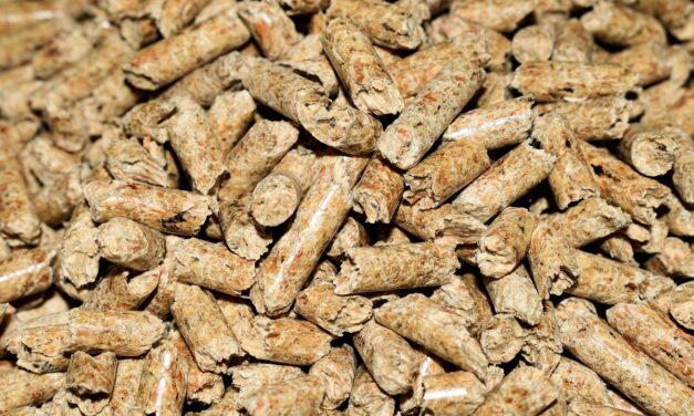 Außen Pellets lagern – innen Platz schaffen