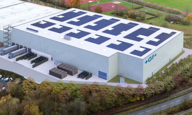 Spatenstich: GF Standort Haßfurt wird zum zentralen europäischen Lager für Building Flow Solutions Produkte ausgebaut 