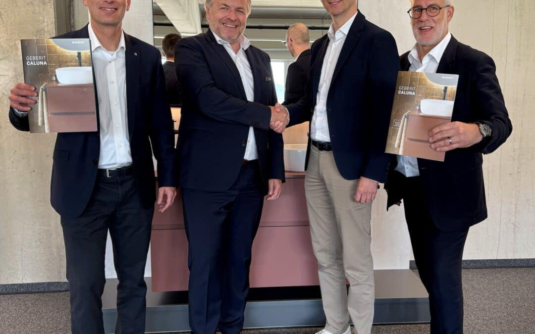 GEBERIT und GC-GRUPPE ÖSTERREICH launchen Badserie CALUNA