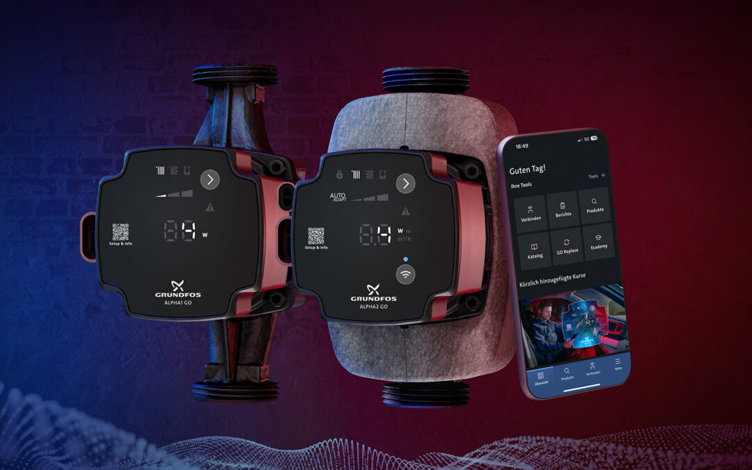 Die neuen Grundfos Alpha1 Go und Alpha2 Go