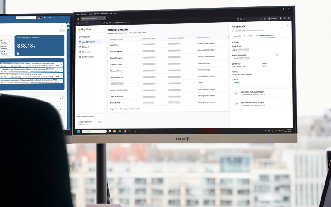 KI-Telefonassistenz im Handwerk: pds integriert „Hey Telo“