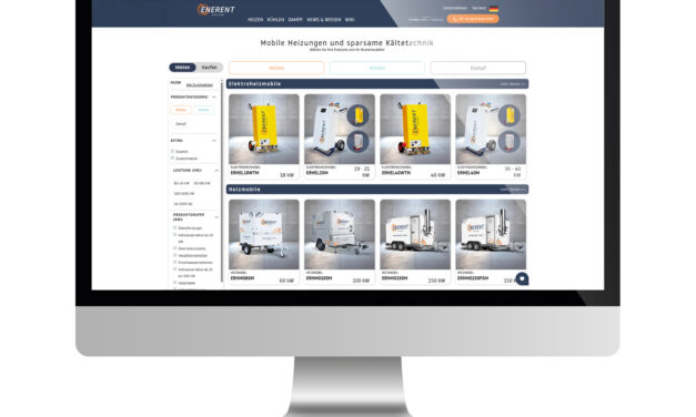 ENERENT Austria startet Online-Konfigurator für mobile Energiezentralen
