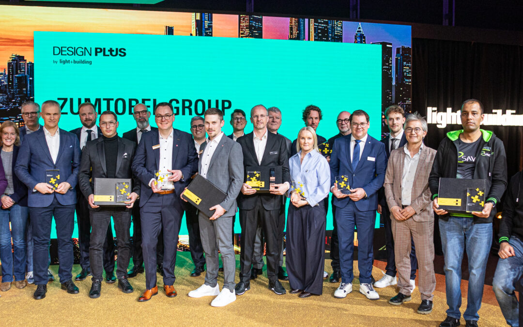 Designplus Award 2026: 13 Innovationen auf der Light + Building ausgezeichnet