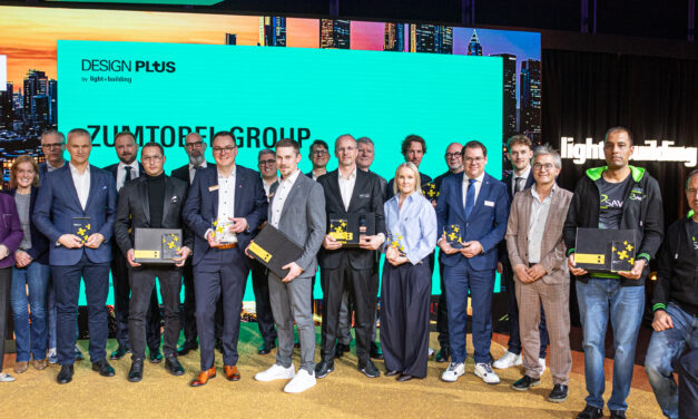 Designplus Award 2026: 13 Innovationen auf der Light + Building ausgezeichnet