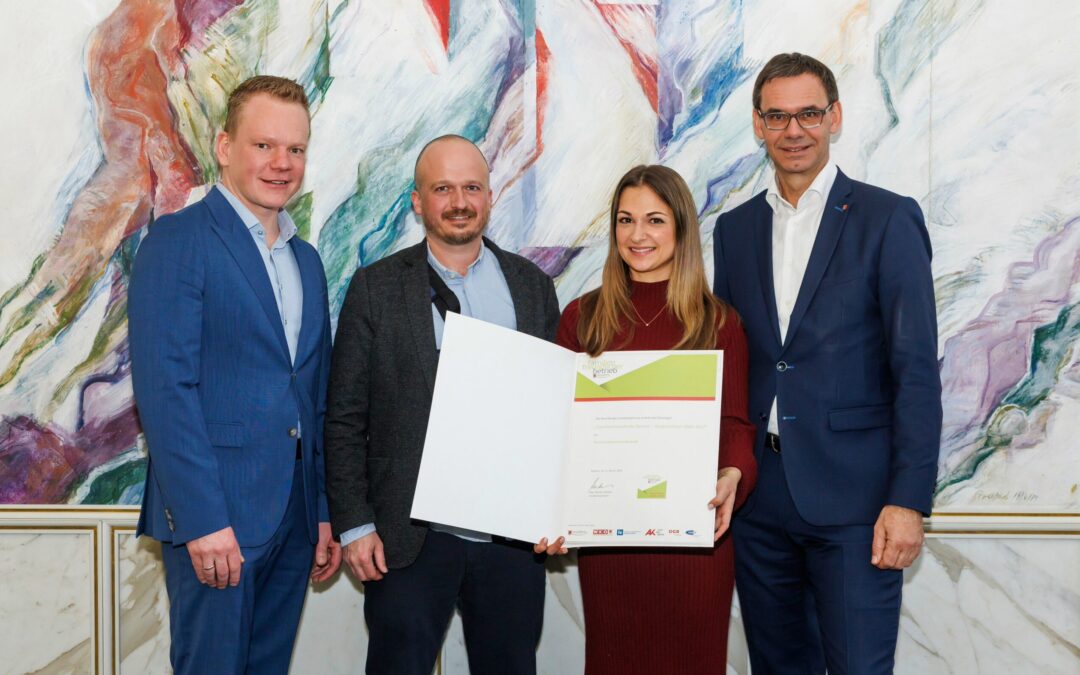 Dorfinstallateur erneut als familienfreundlicher Betrieb ausgezeichnet