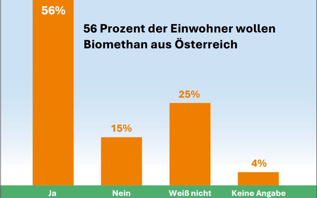 Umfrage: Mehrheit will mehr heimisches Gas und Biogas