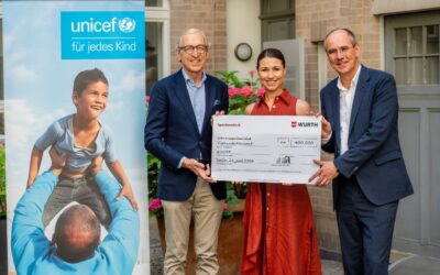 Würth-Gruppe spendet 400.000 Euro für UNICEF-Projekt