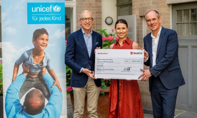 Würth-Gruppe spendet 400.000 Euro für UNICEF-Projekt