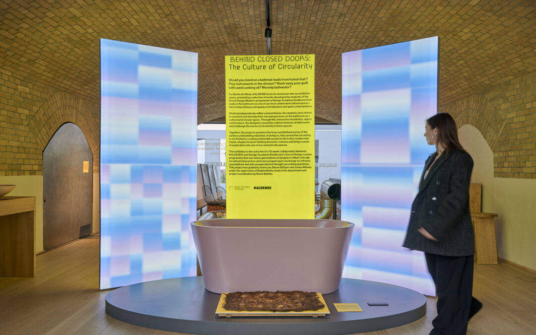 KALDEWEI und Design Academy Eindhoven zeigen zirkuläres Design