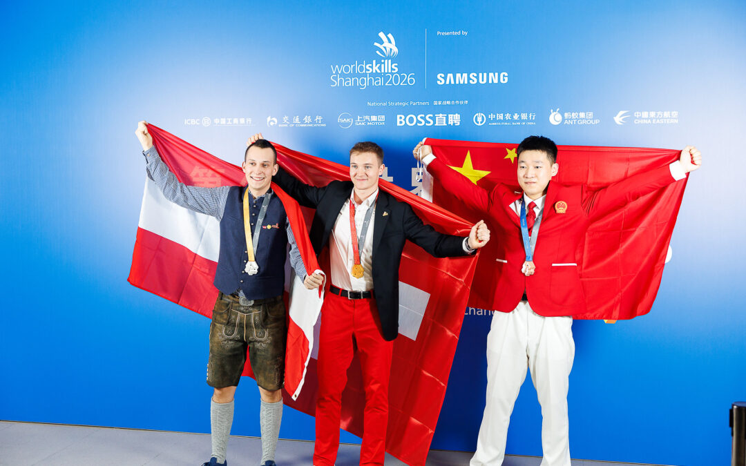 WorldSkills 2026: Silber für Marcel Riener