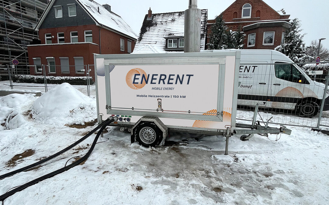 Winterbaubeheizung für Hotelbaustelle in Heide