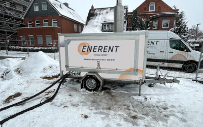 Winterbaubeheizung für Hotelbaustelle in Heide