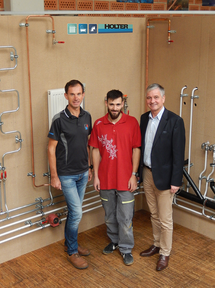 Holter unterstützt WorldSkills-Teilnehmer