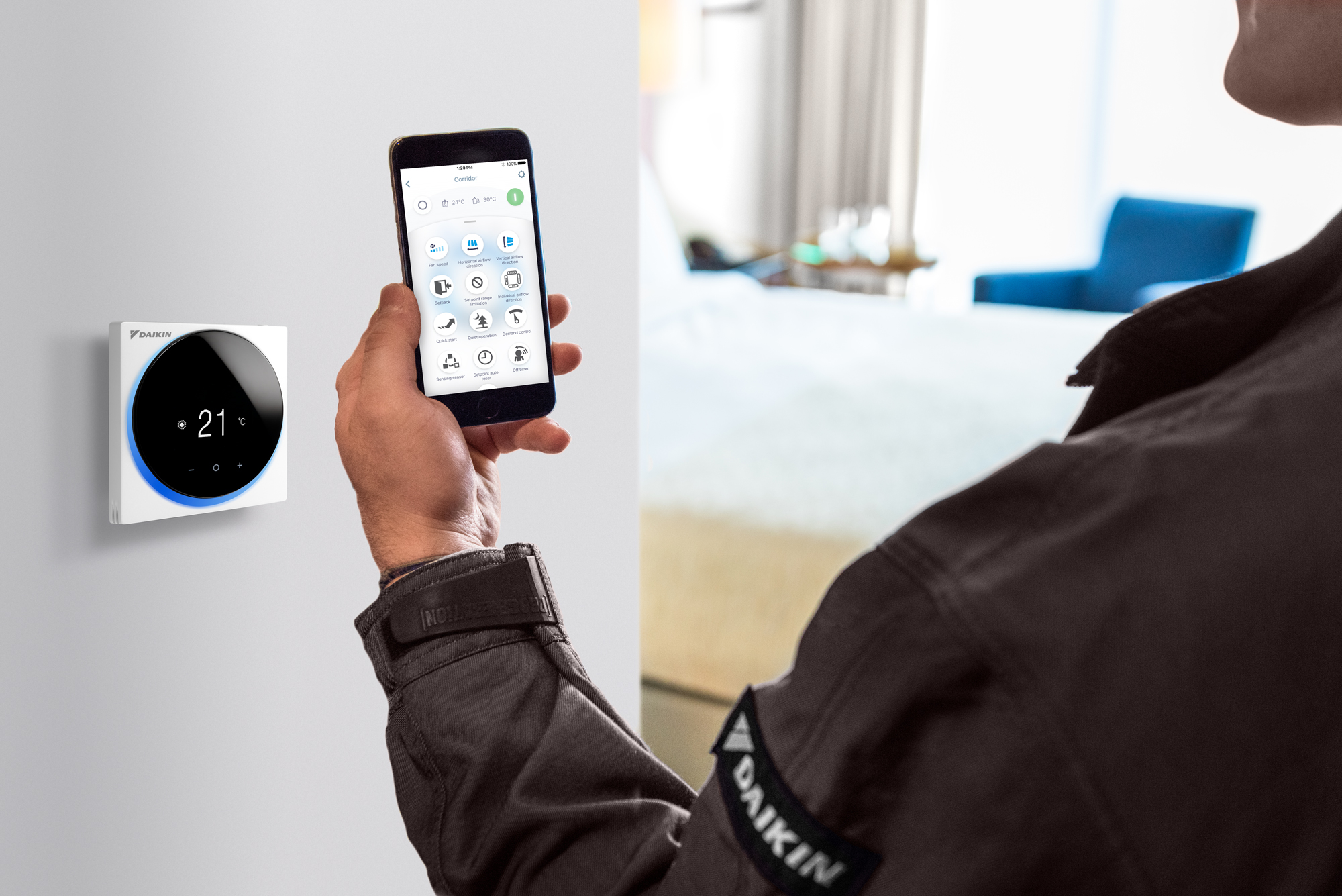 Neu und benutzerfreundlich: die Kabel-Fernbedienung von Daikin
