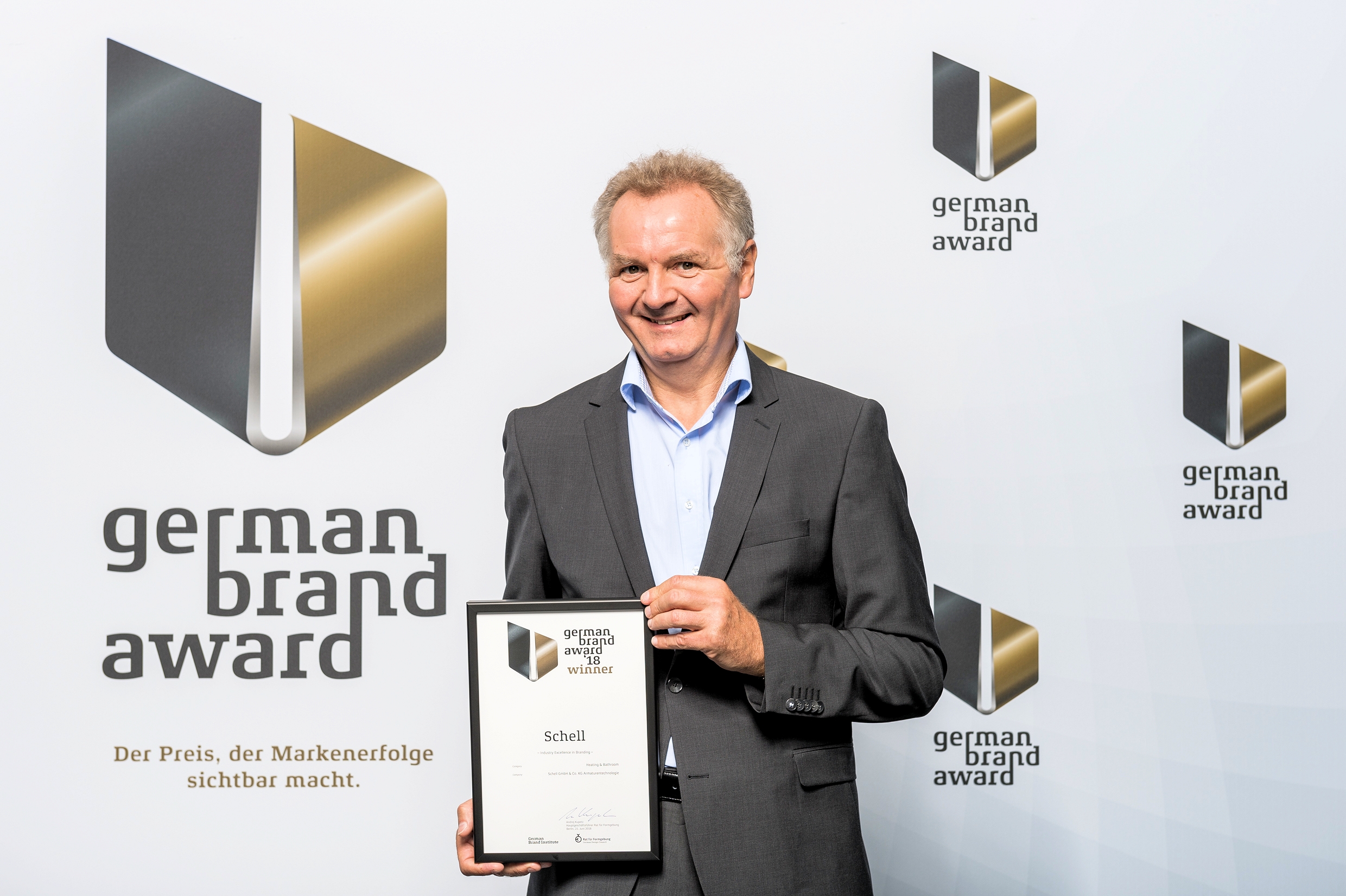 Schell erhält den German Brand Award 2018