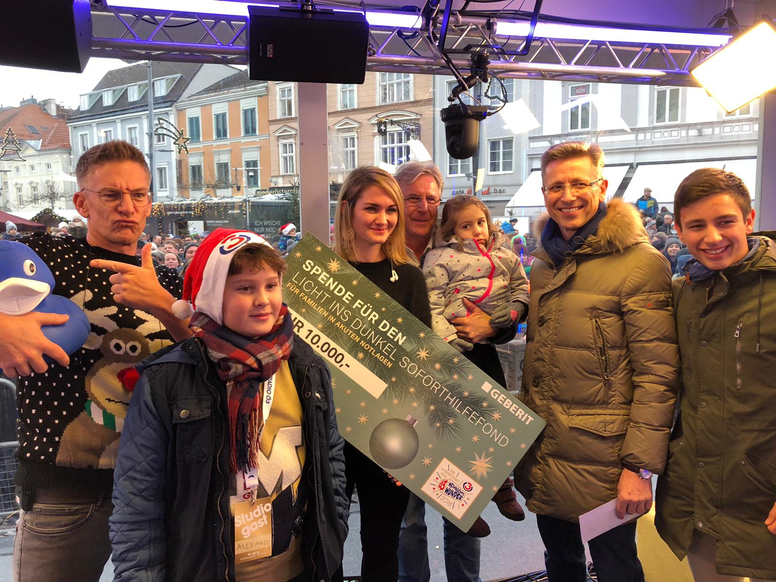 10.000 Euro für das Ö3-Weihnachtswunder