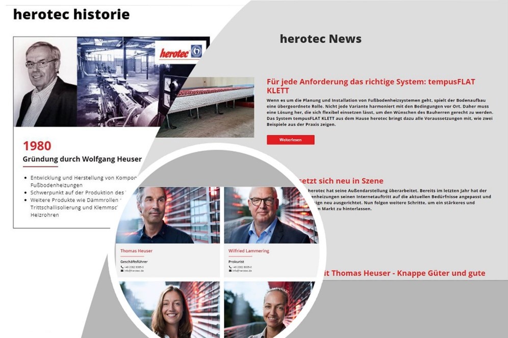 herotec erweitert Webauftritt
