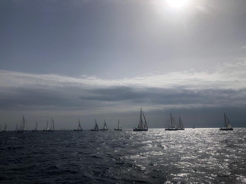 Auf hoher See mit Frauenthal