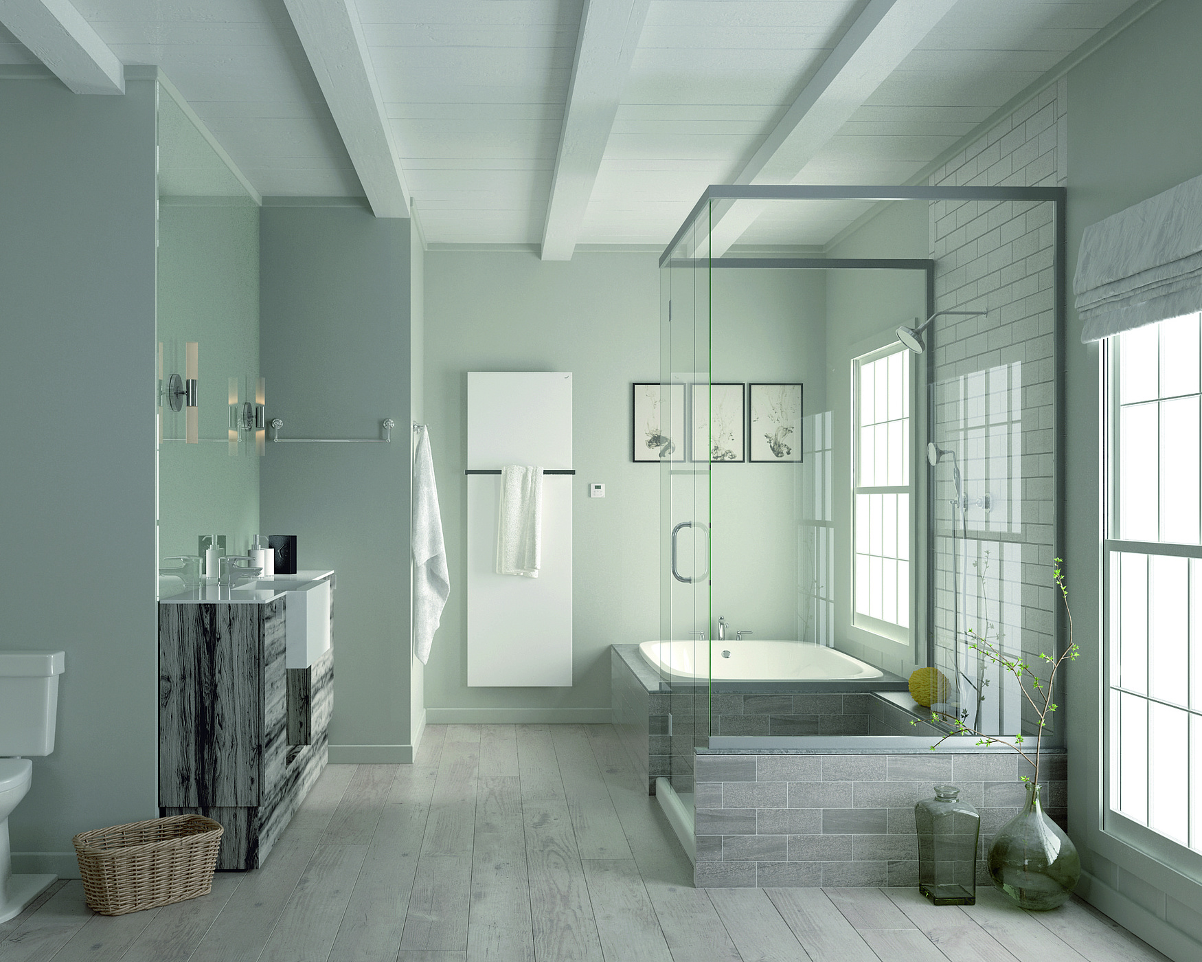 Flexible Wärme in puristischem Design