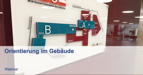 Webinar: Orientierung im Gebäude
