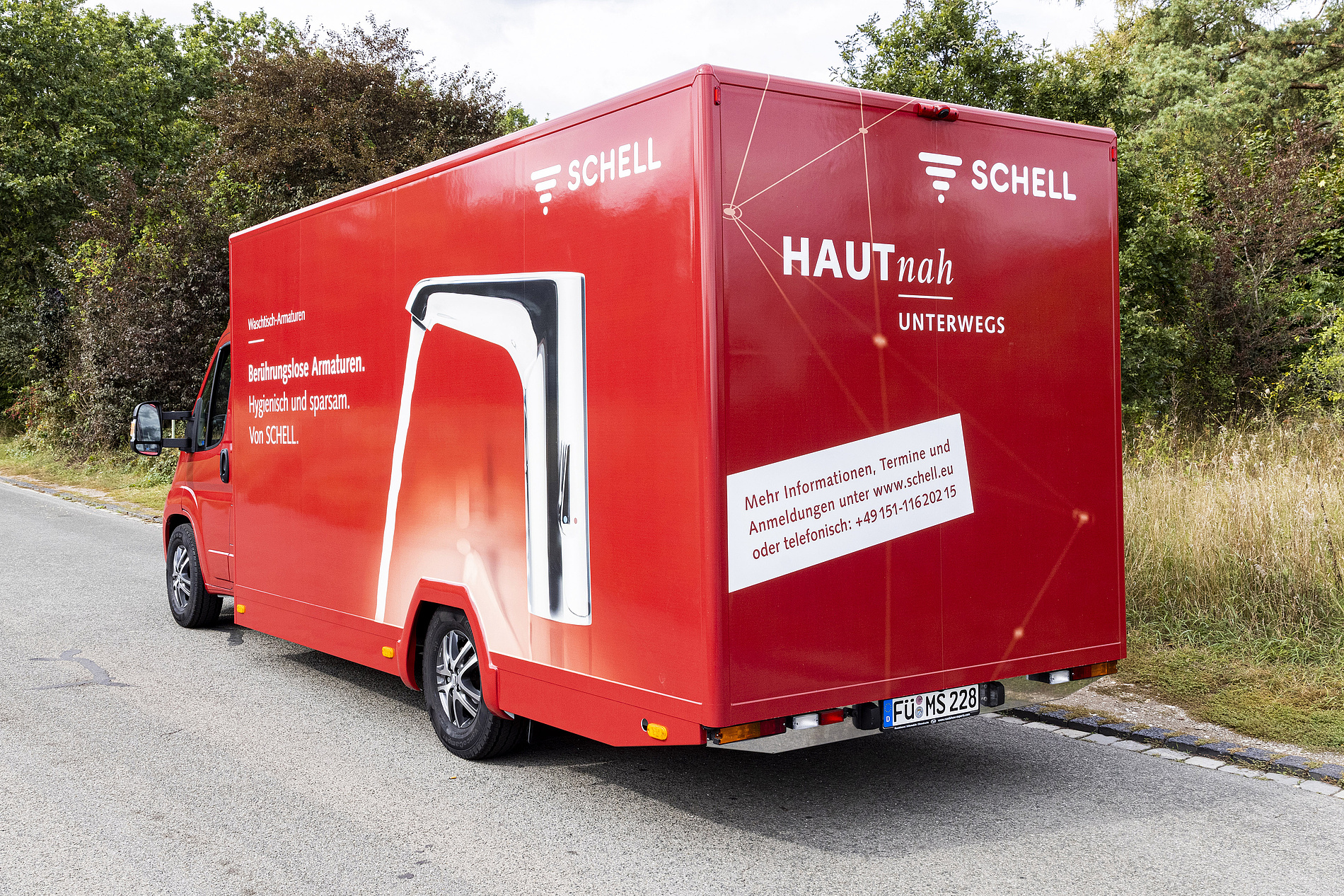 Roadshow mit Produkten im Live-Modus  