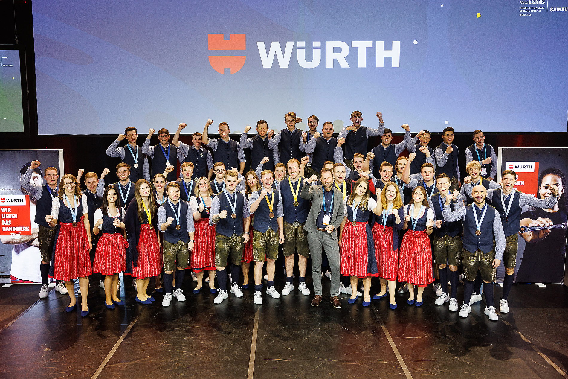 Junge Talente, Emotionen, Medaillen bei den WorldSkills