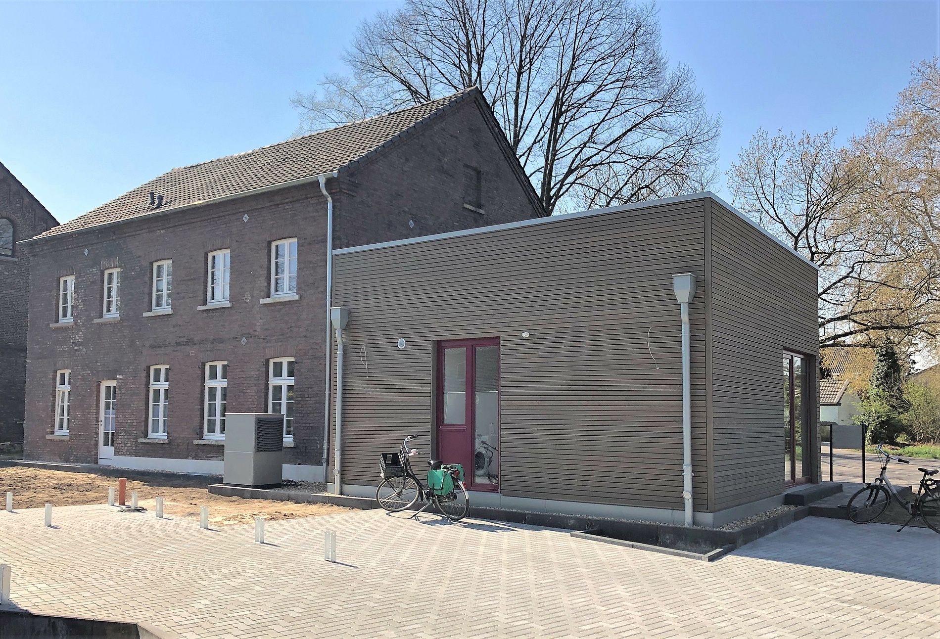 Altes Haus mit neuer Technik