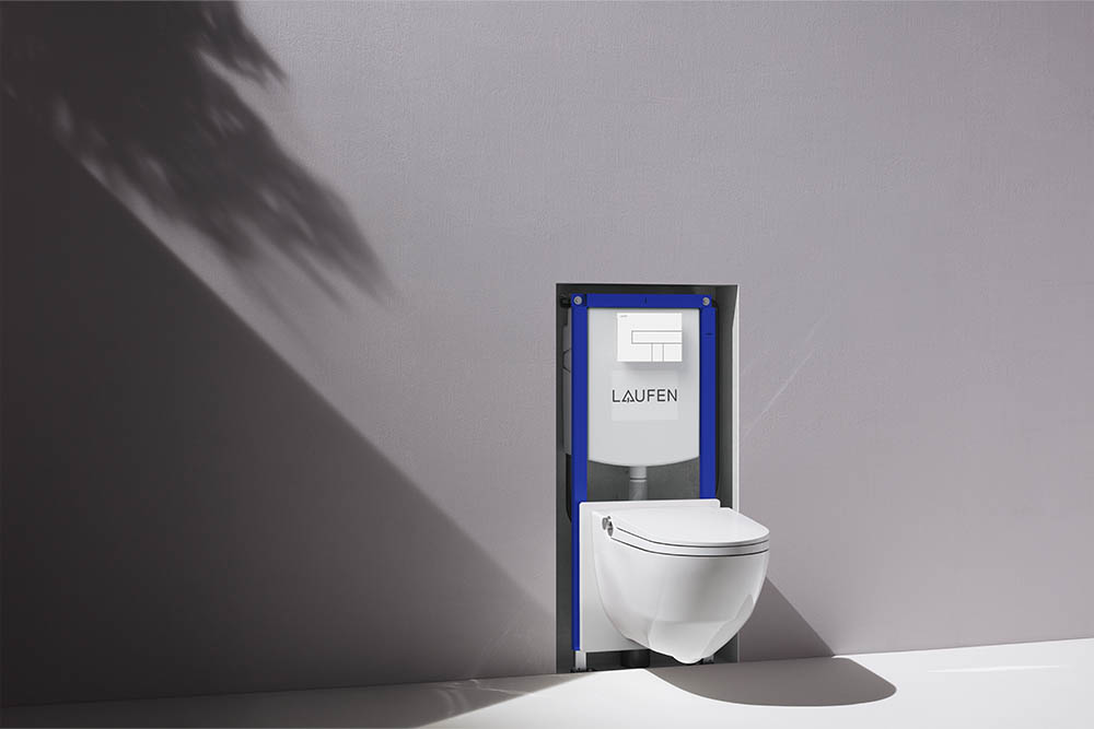 Komplettbäder von LAUFEN als Einheit aus Design und Installationstechnik
