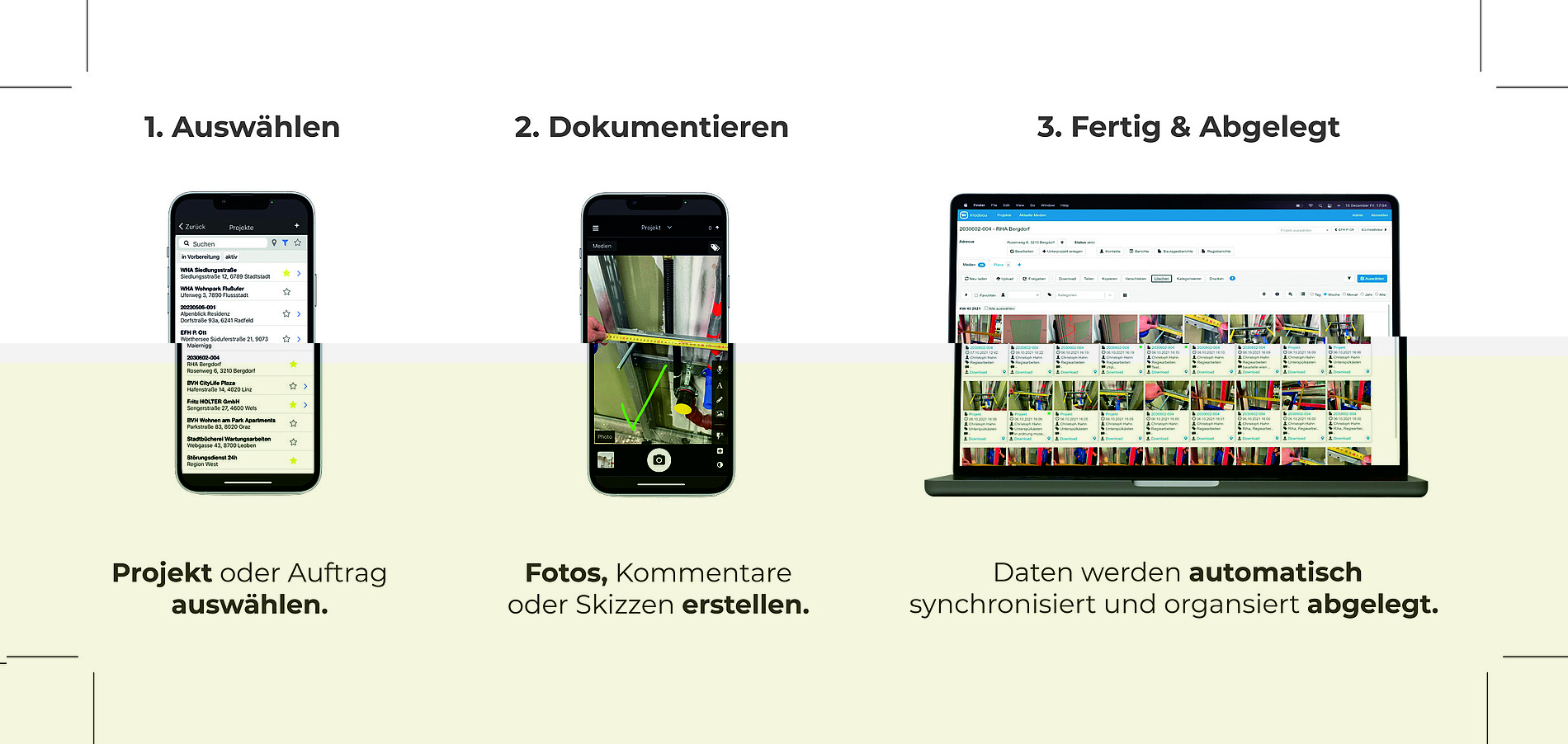 Die Fotodoku-App für alle Projekte