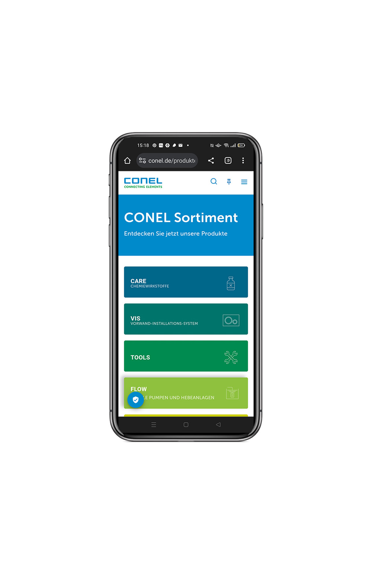 CONEL – Neue mobile Version