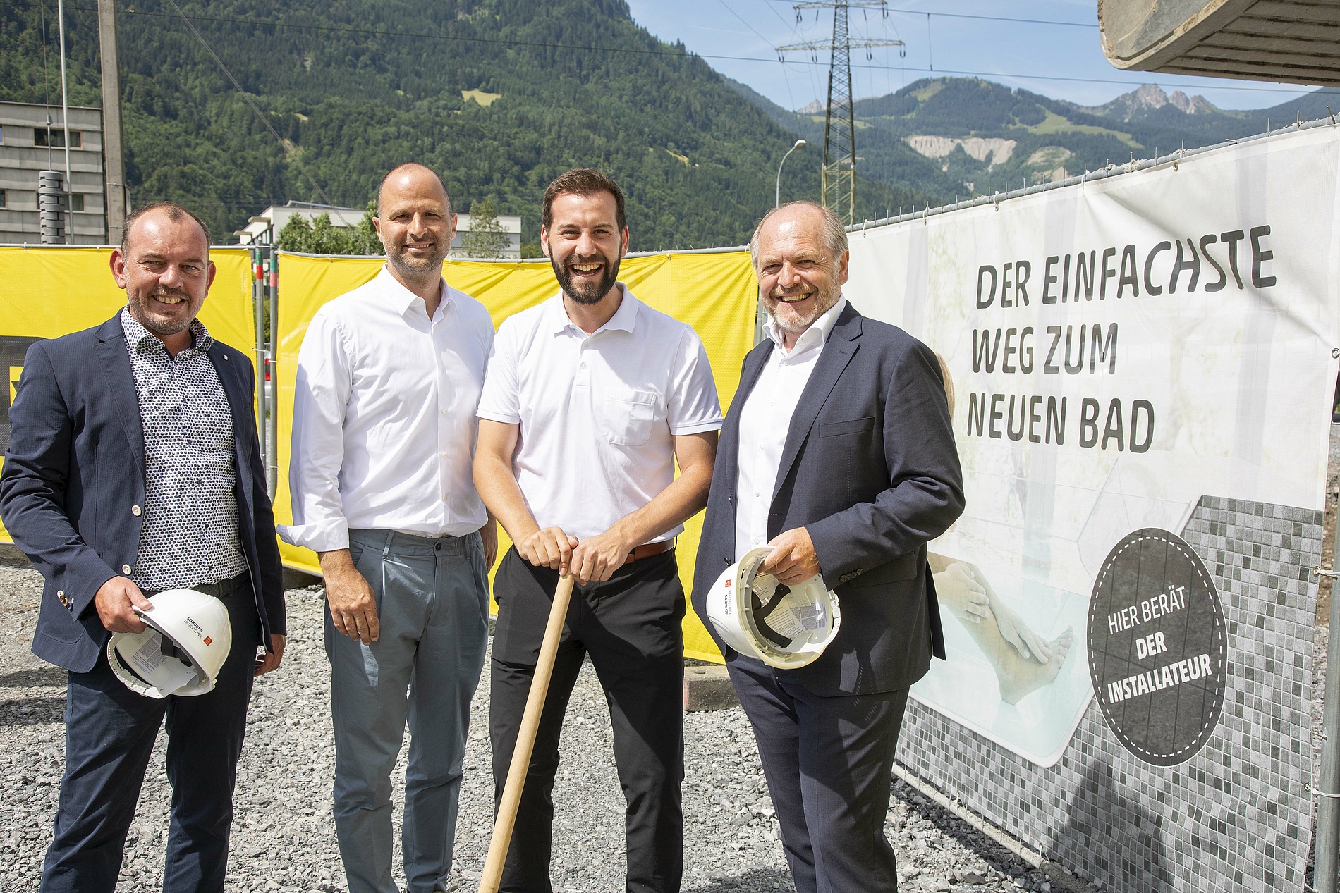 Spatenstich in Bludenz