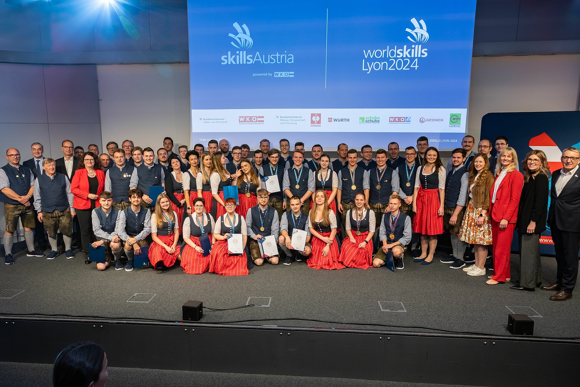 WorldSkills-Empfang: Österreich verneigte sich vor den Helden der Berufs-WM