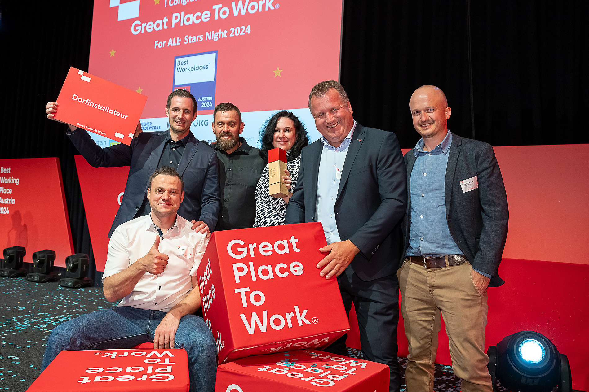 Dorfinstallateur als „Best Workplace Austria 2024“  ausgezeichnet – Platz 8 in Österreich!